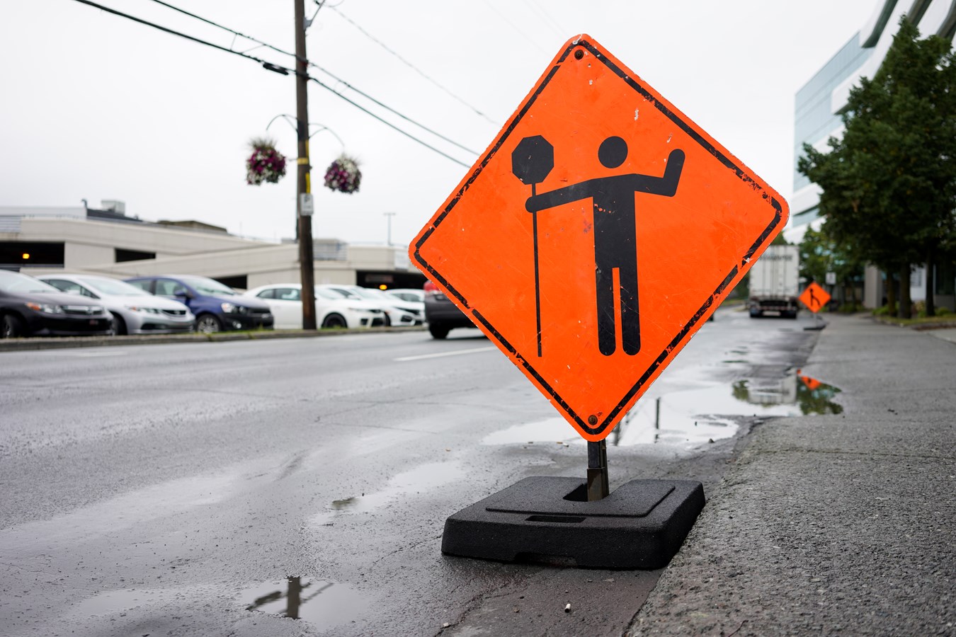 Travaux de réfection de trottoir sur la 1ère Avenue à Saint-Georges
