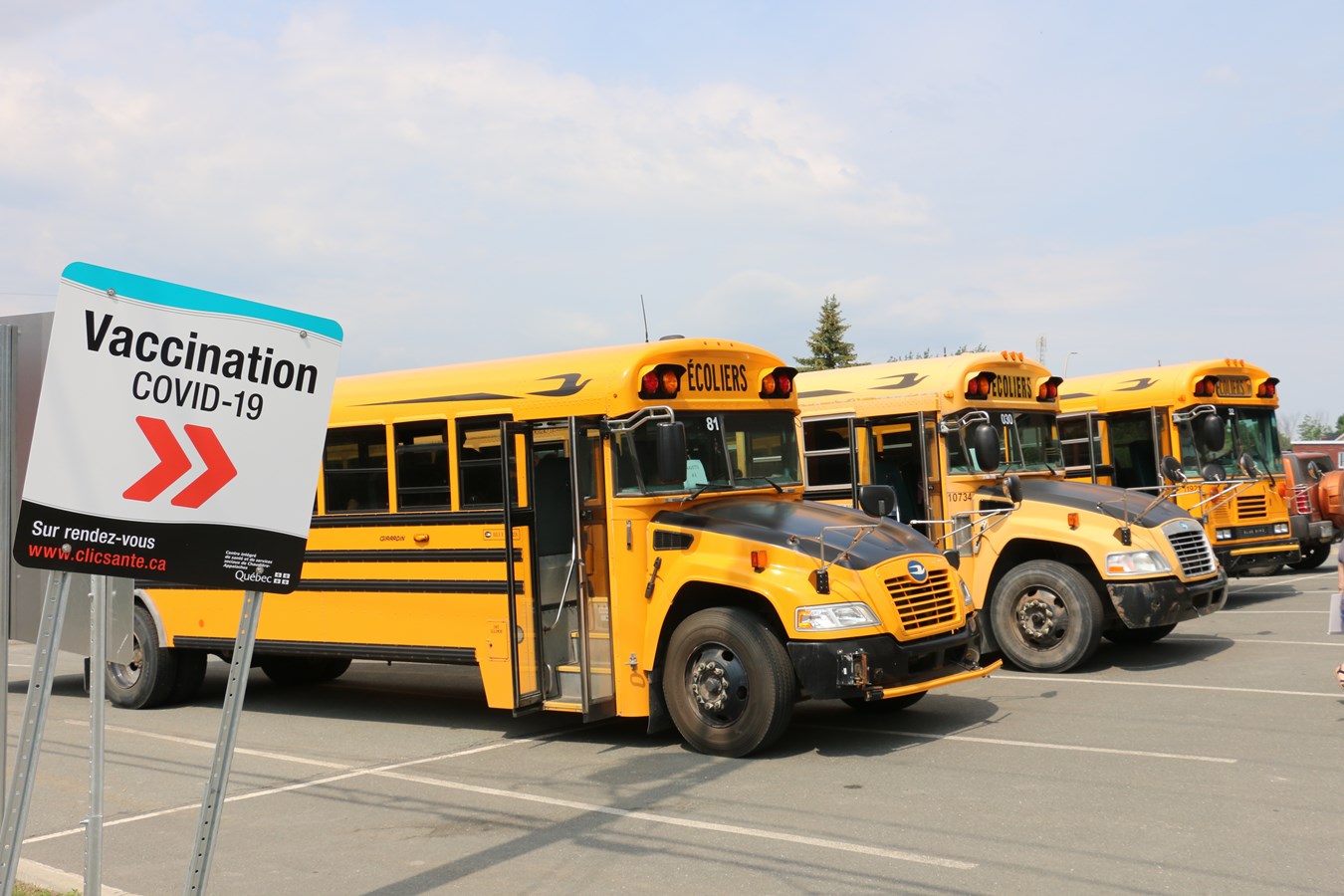 Début de la vaccination des élèves des écoles de la Beauce en juin dernier