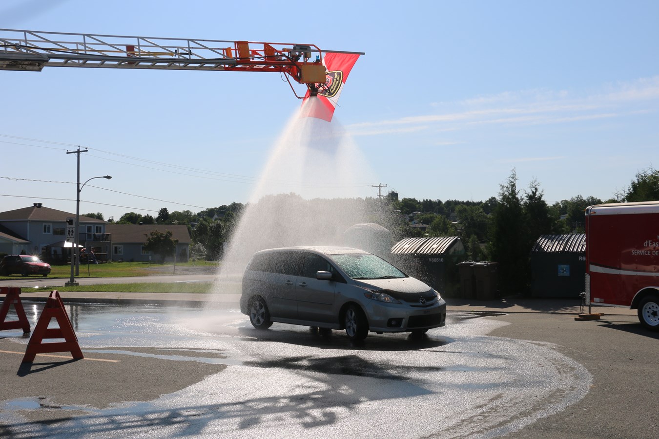 Les pompiers d'East-Broughton organisent un lave-auto ce samedi