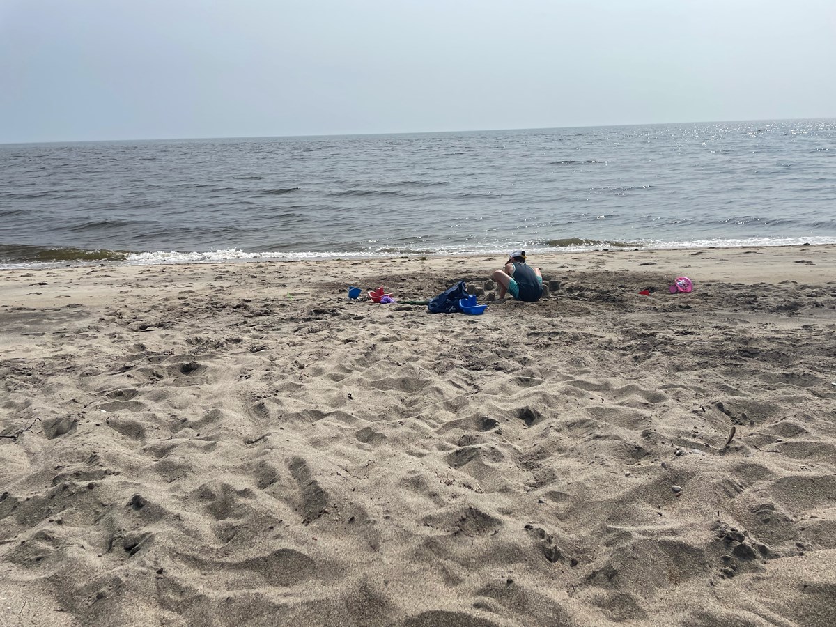 Plage du Parc Nature, Pointe-aux-Outardes.