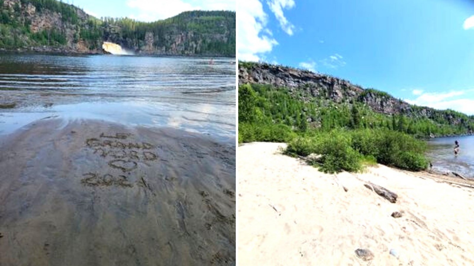 En haut de Girardville dans le nord du Québec.