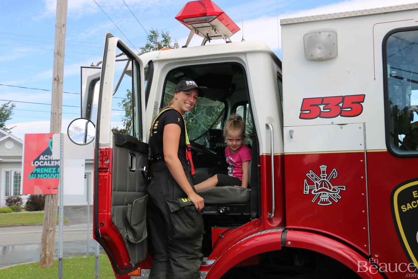 Un record battu pour le 3e lave-auto des pompiers d'East-Broughton