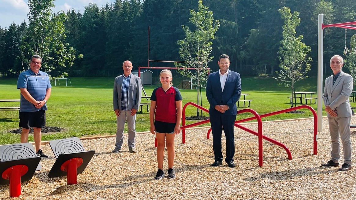 Steeve Morin, Mario Bolduc, Marie-Andrée Morin, Samuel Poulin et Fabien Giguère