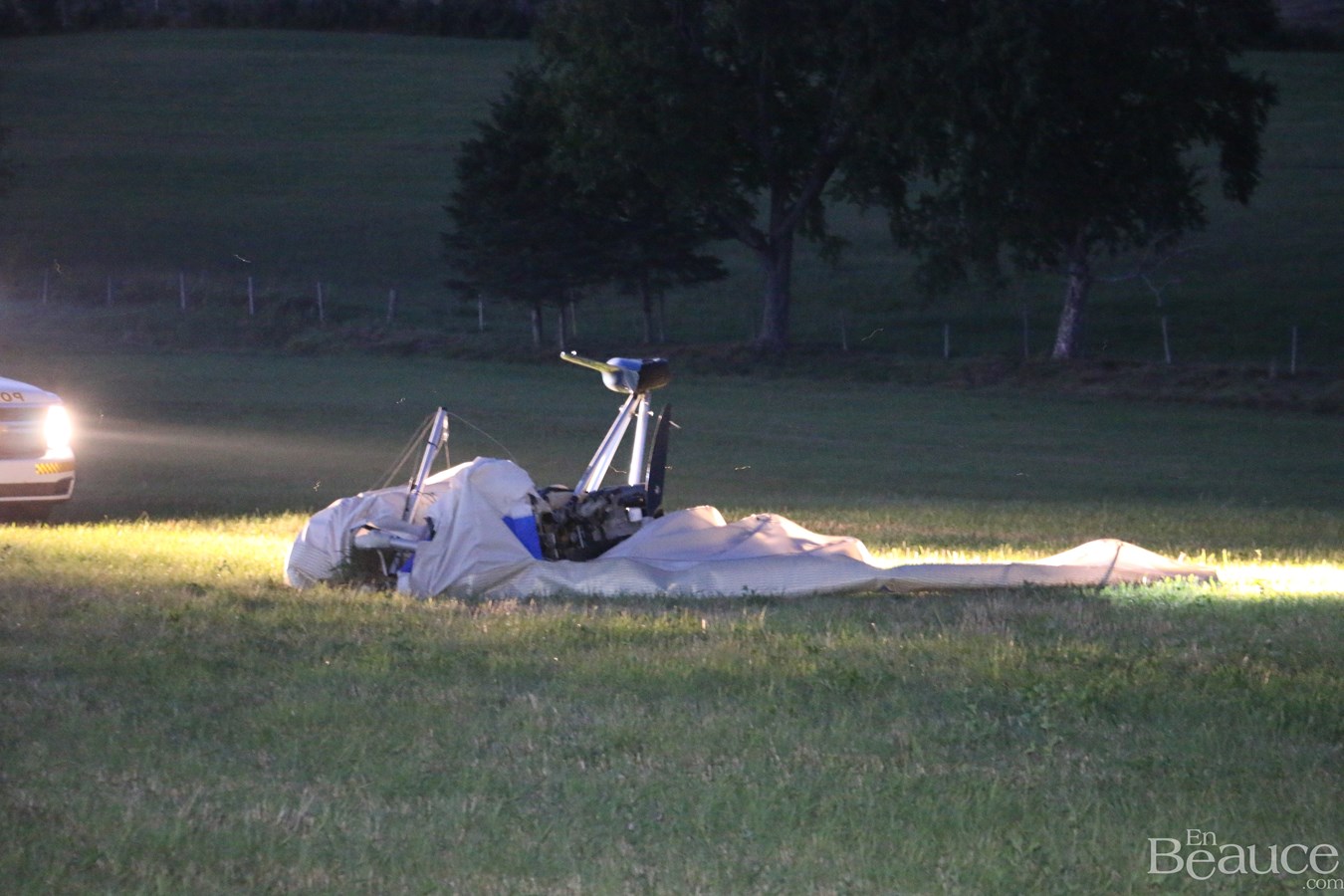 Deux blessés dans un écrasement de deltaplane