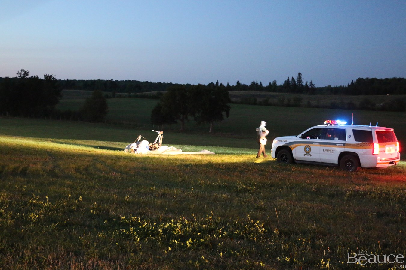 Deux blessés dans un écrasement de deltaplane