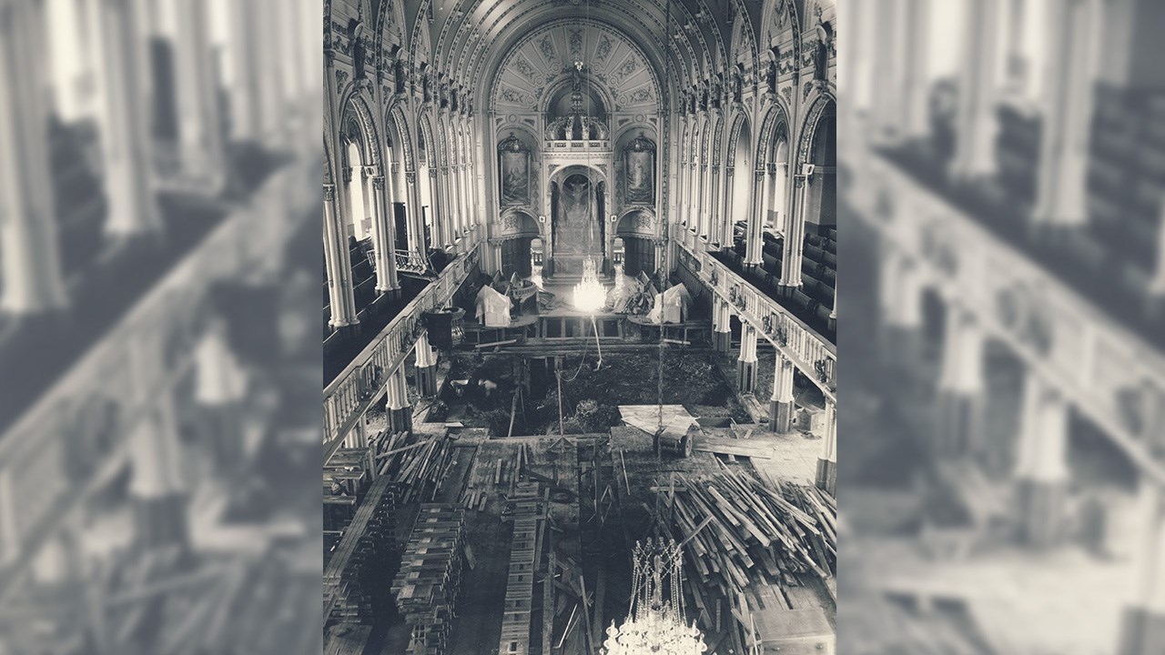 Rénovations majeures à l'église de Saint-Georges.