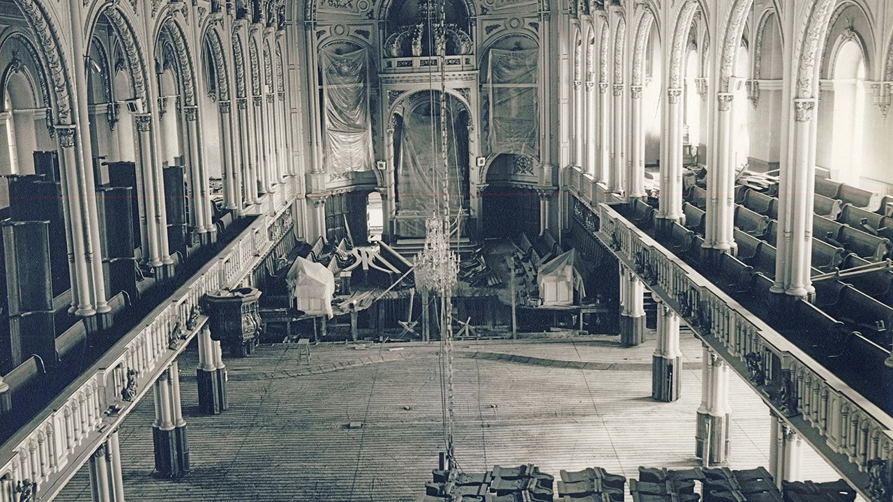 Rénovations majeures à l'église de Saint-Georges.