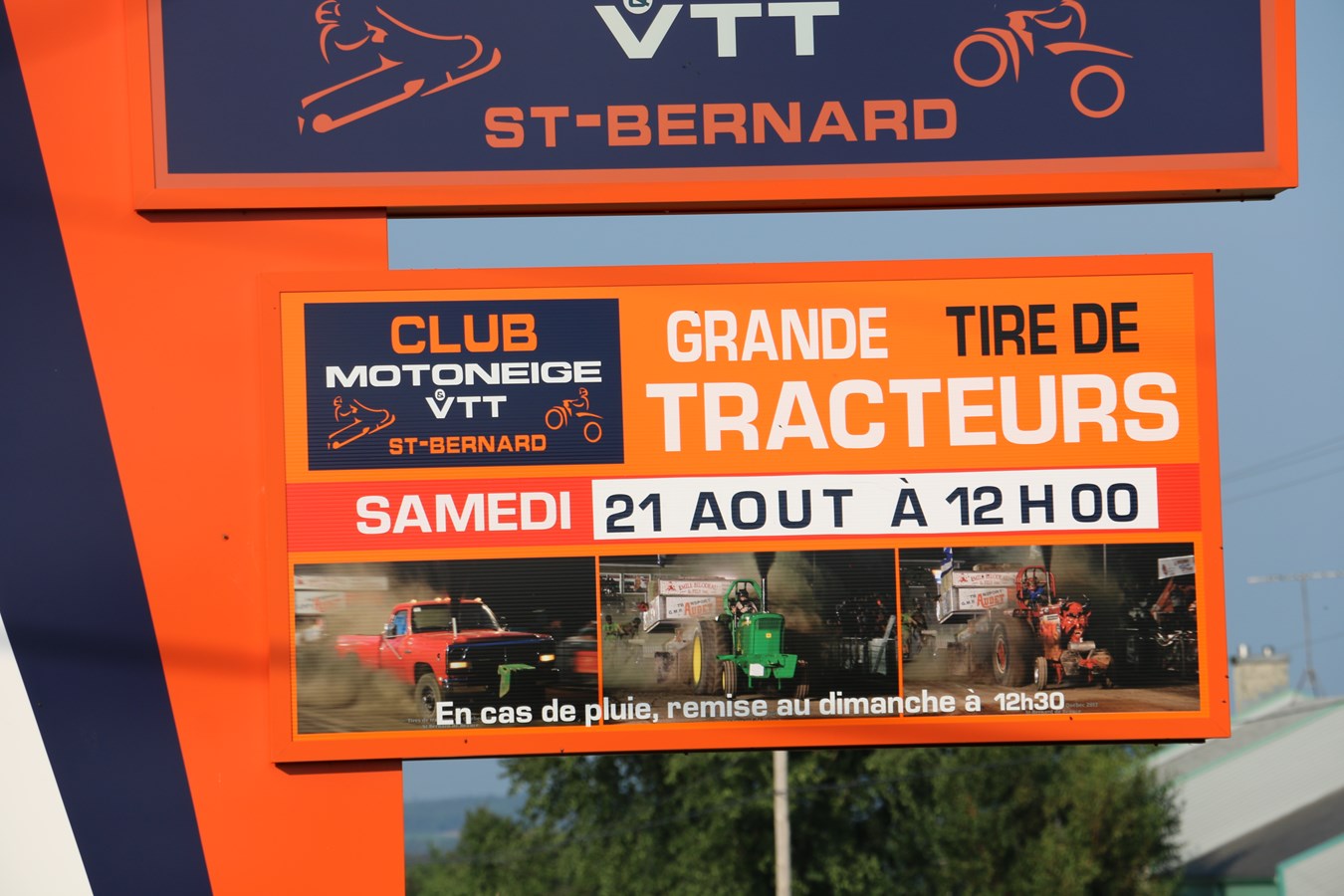 Retour en images sur la grande tire de tracteurs à Saint-Bernard