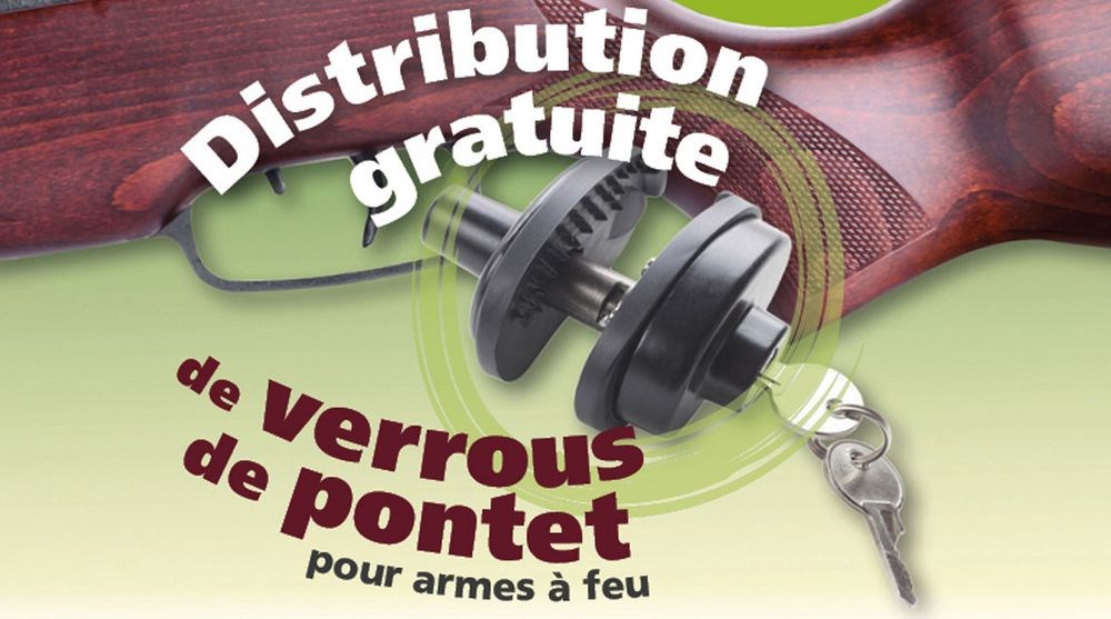 Distribution de verrous de pontet pour sécuriser les armes à feu