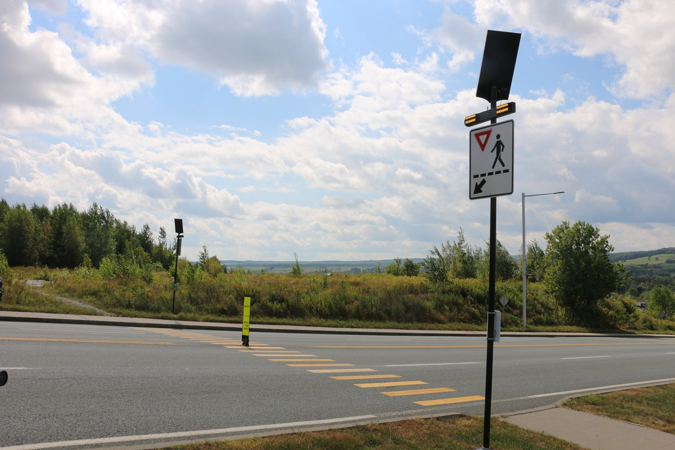 Opération de sécurité routière près de la polyvalente Benoît-Vachon