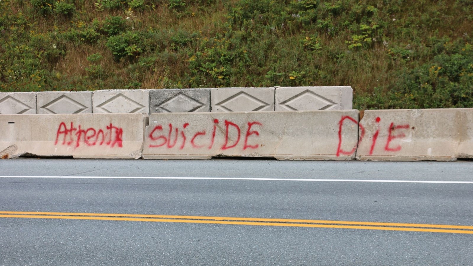 Un graffiti menaçant peint à Beauceville