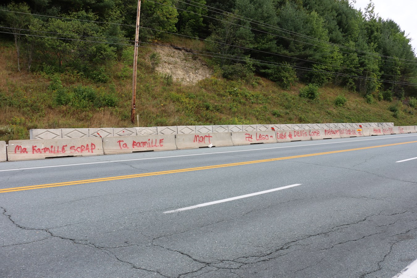 Route 173, près des rapides du diable, Beauceville