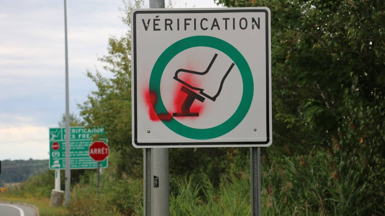 Route du Golf, Aire de vérifications des freins, Beauceville