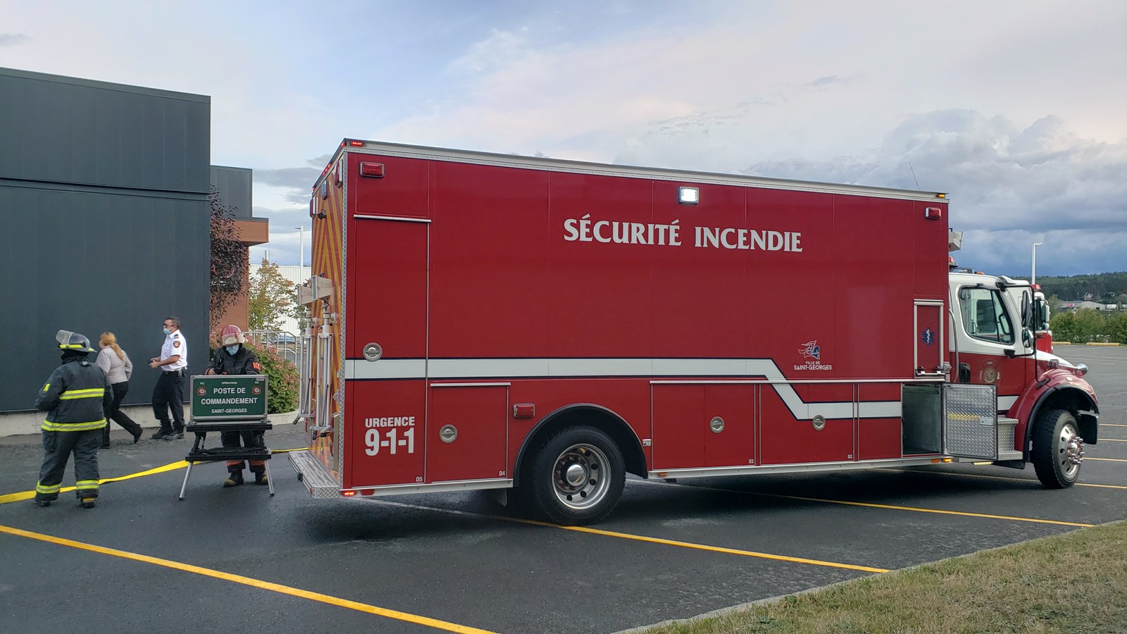 Un début d'incendie au Normandin de Saint-Georges