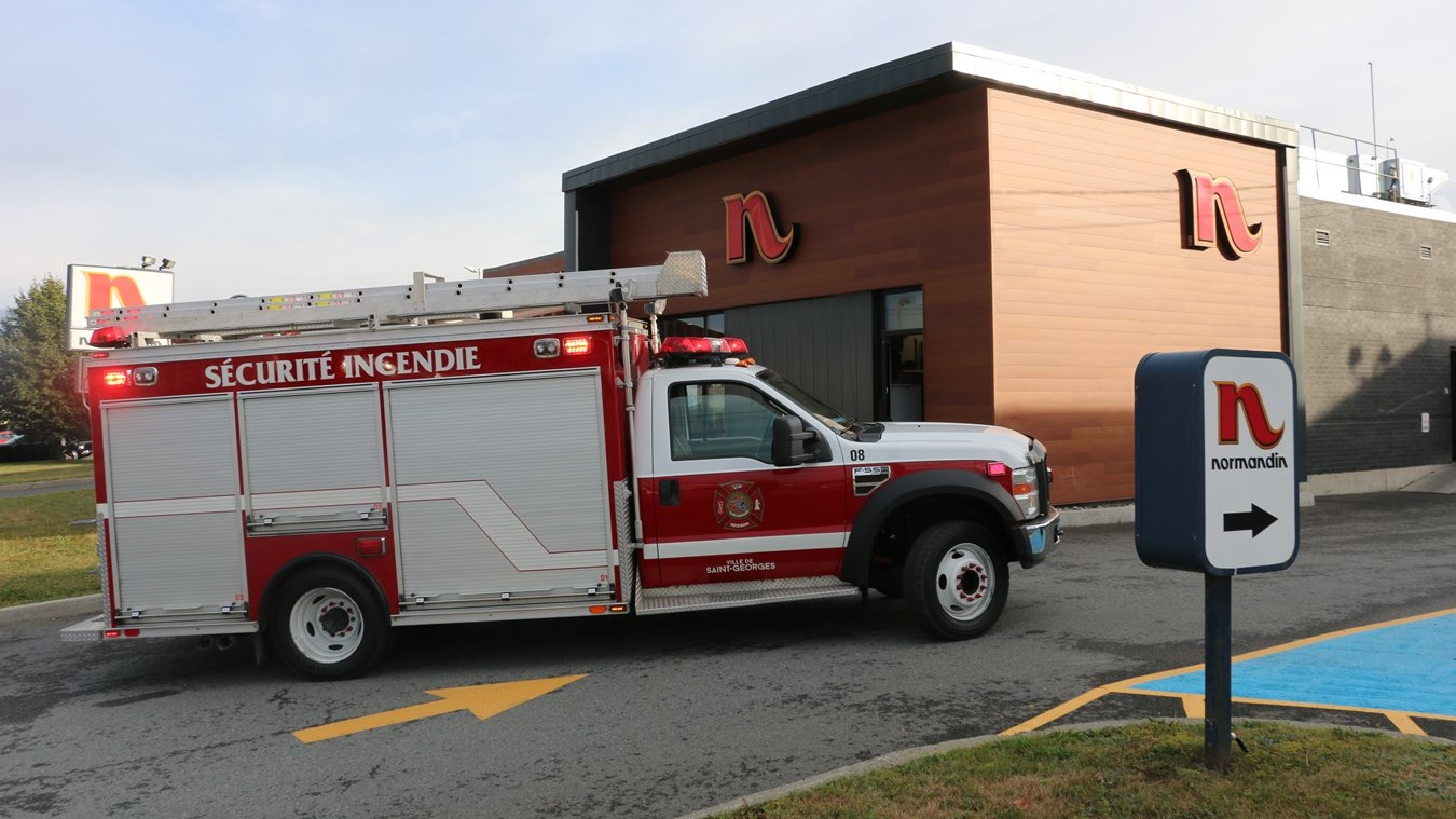 Un début d'incendie au Normandin de Saint-Georges