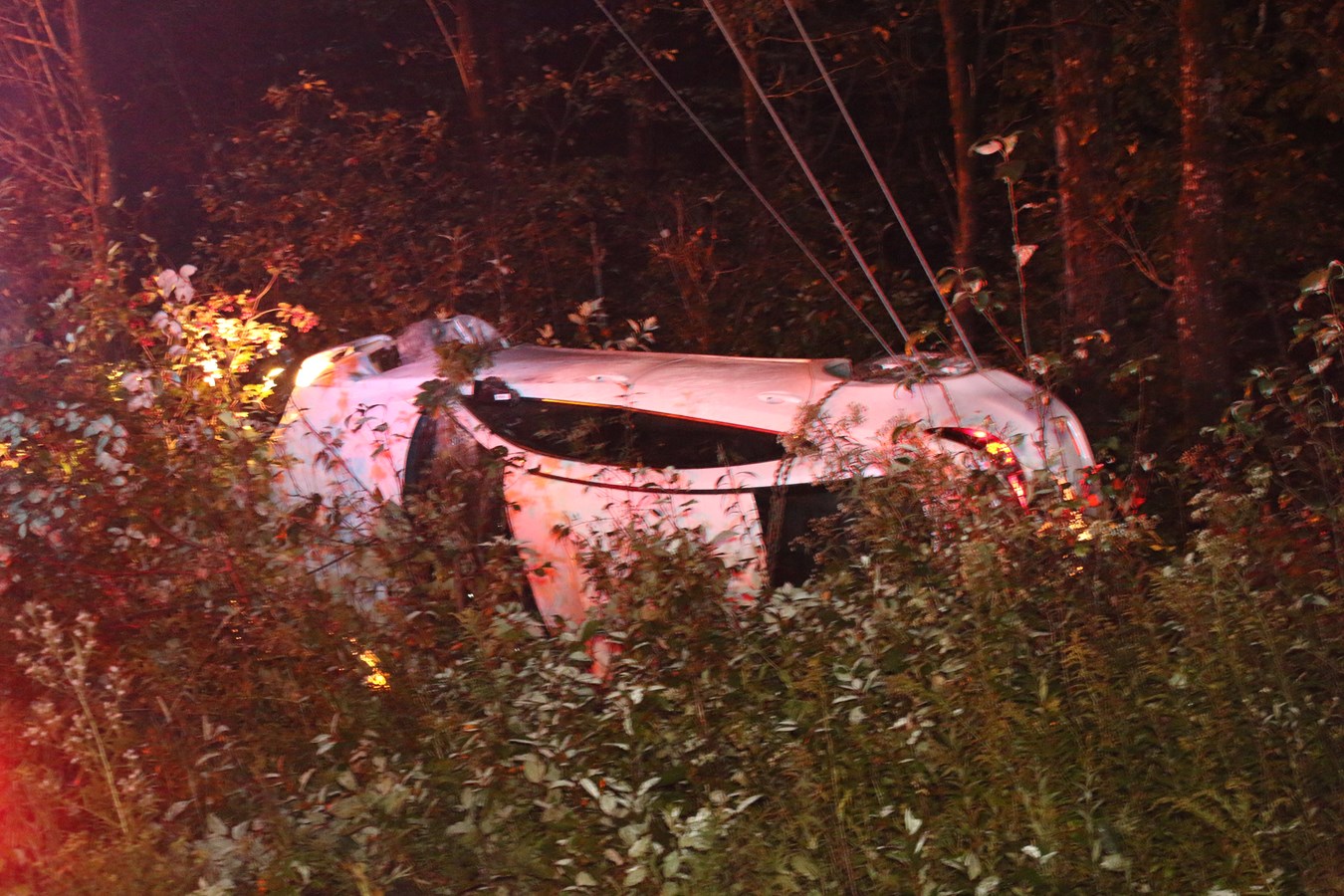 Une voiture fait une sortie de route à Saint-Philibert