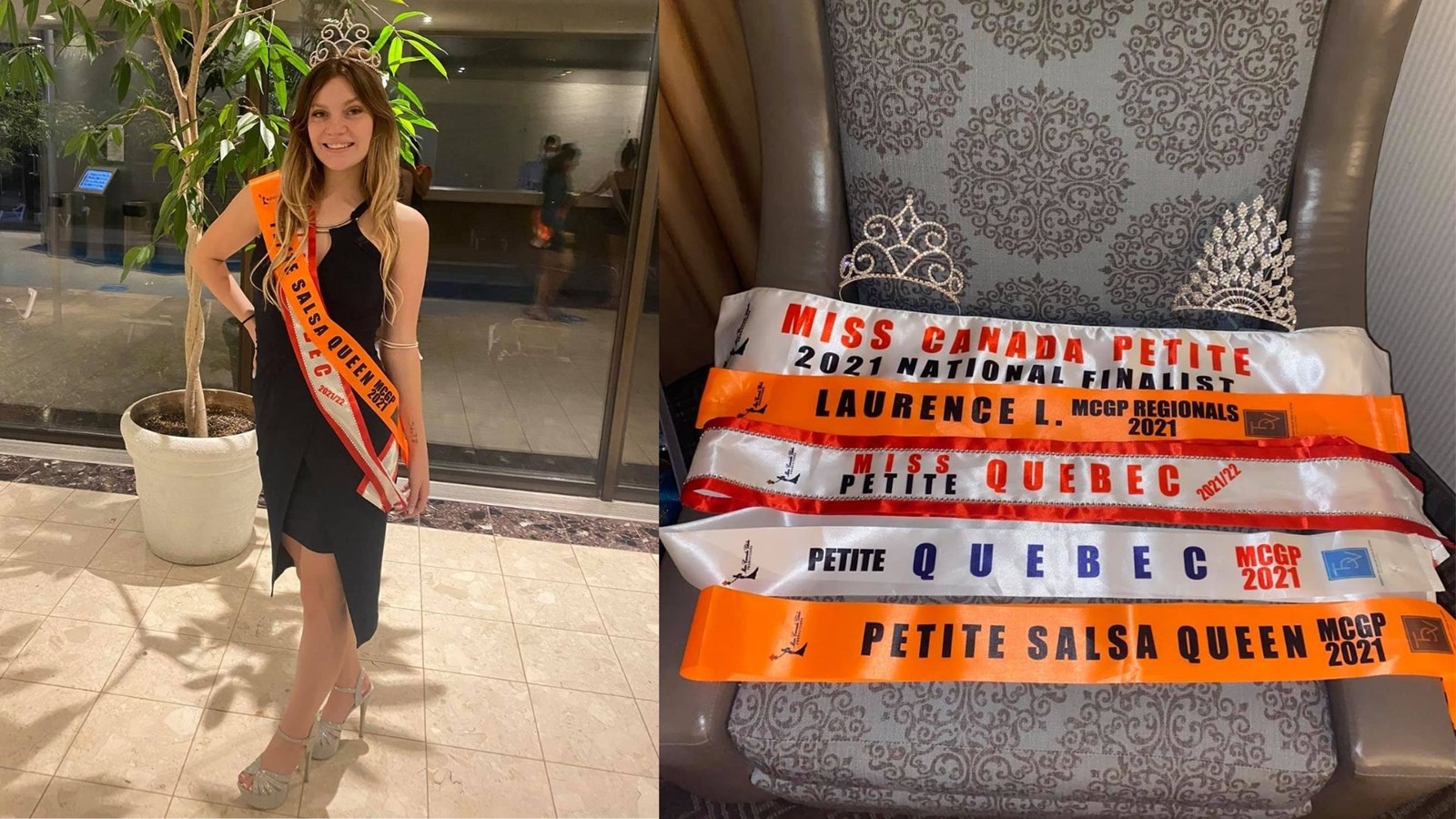 Laurence Larivière couronnée Miss Québec Petite
