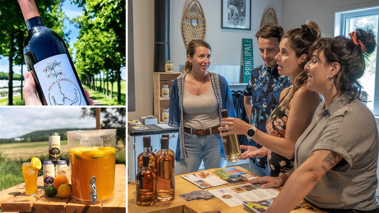 Empruntez la la Route des vins & alcools de Bellechasse-Etchemins
