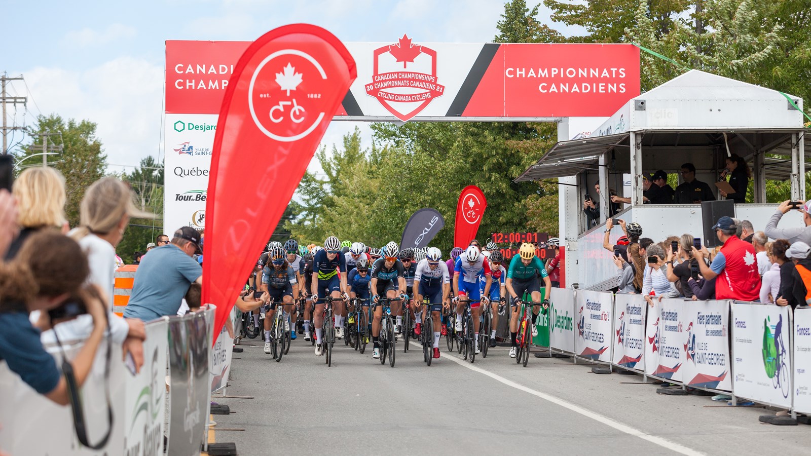 Championnats canadiens sur route: Guillaume Boivin vainqueur des élites hommes