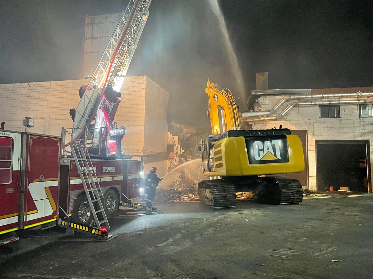 Incendie aux Séchoirs de Beauce: trois blessés dans un état critique