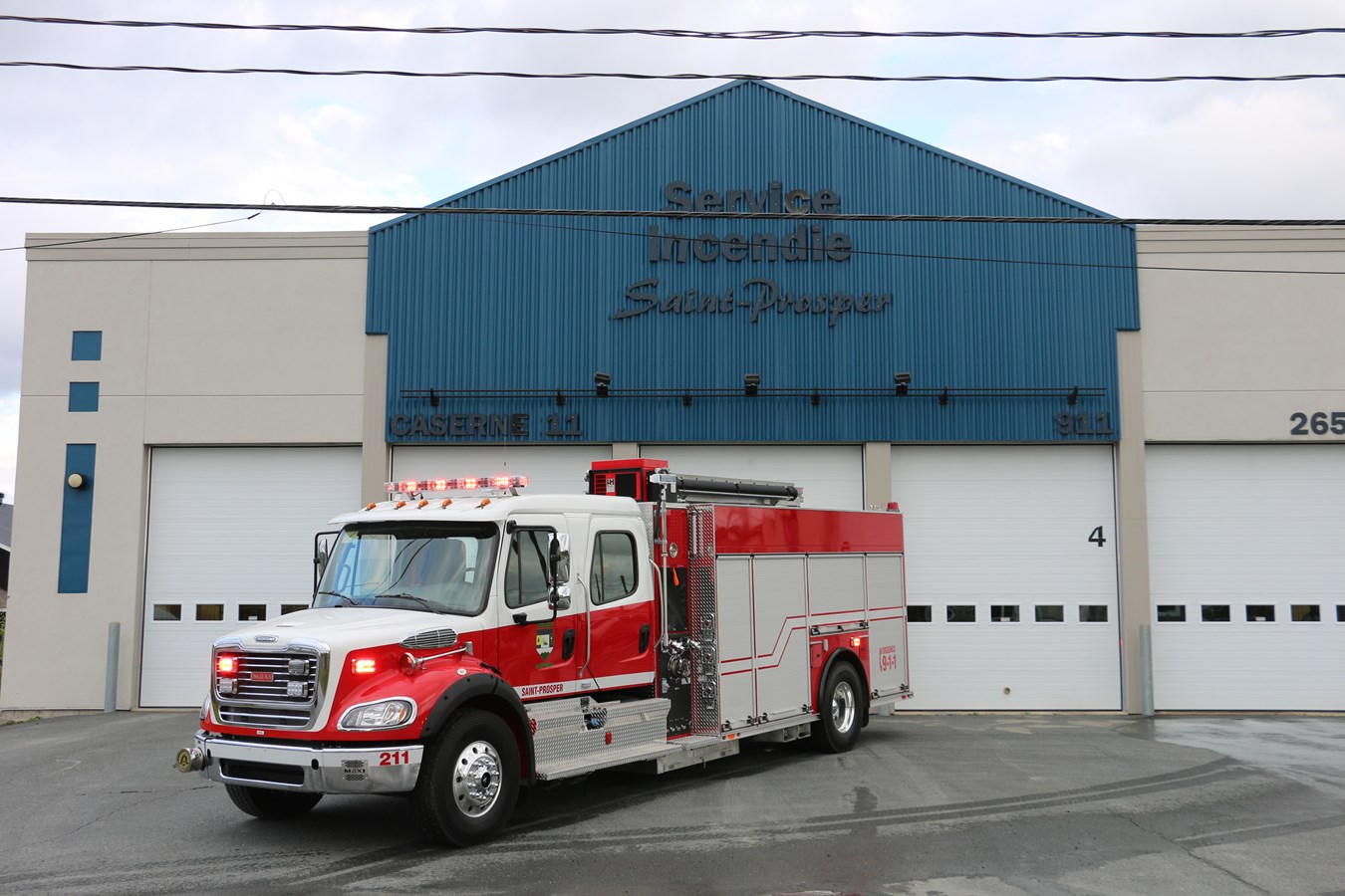 Un nouveau camion incendie pour la municipalité de Saint-Prosper