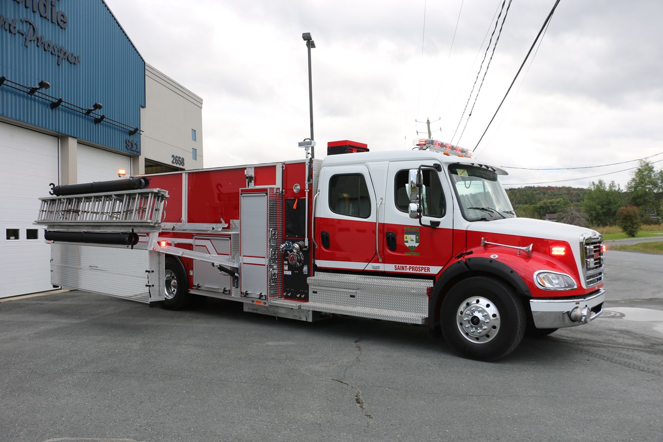 Un nouveau camion incendie pour la municipalité de Saint-Prosper
