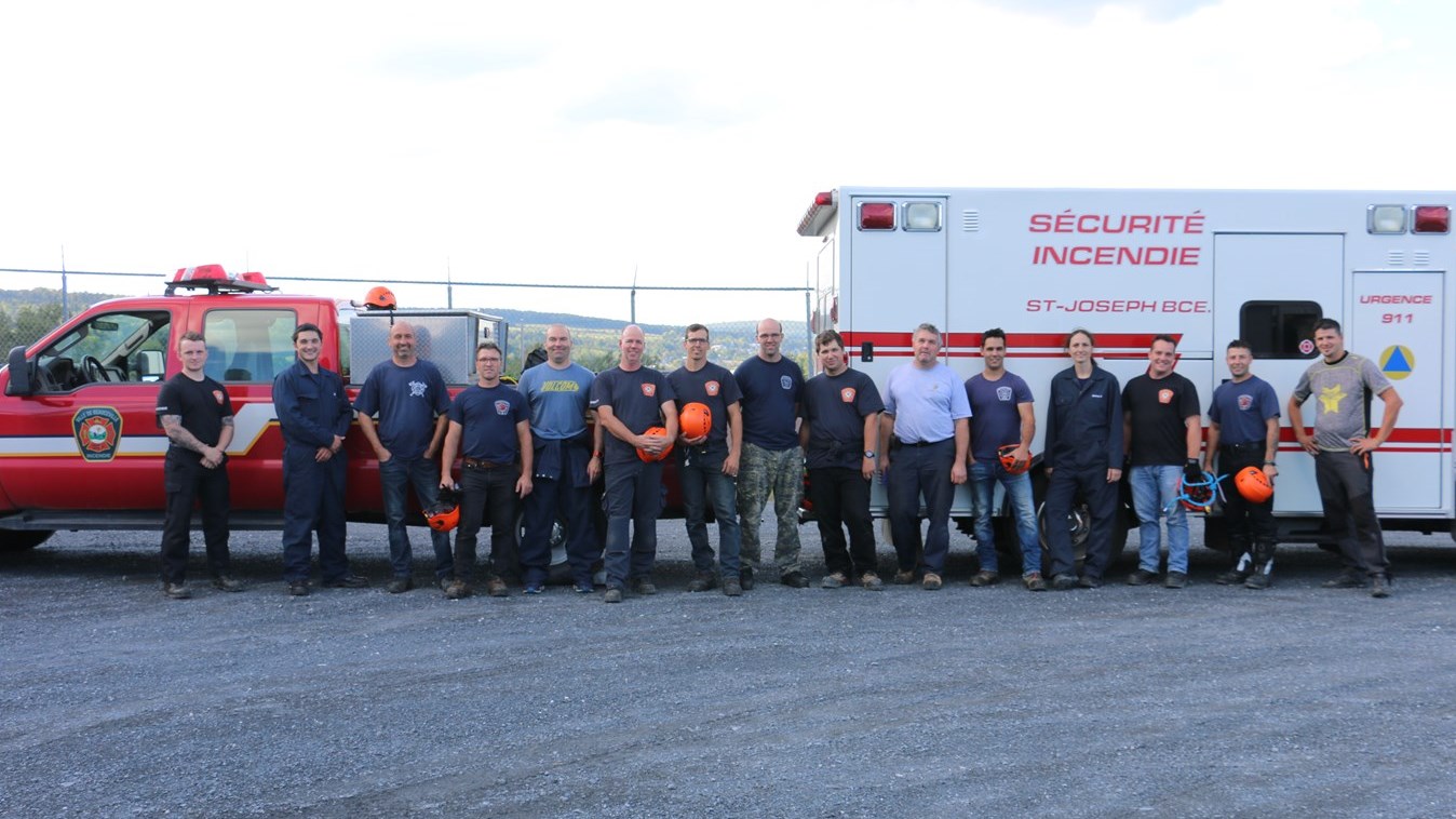 Une nouvelle équipe de sauvetage technique à Beauceville et Saint-Joseph