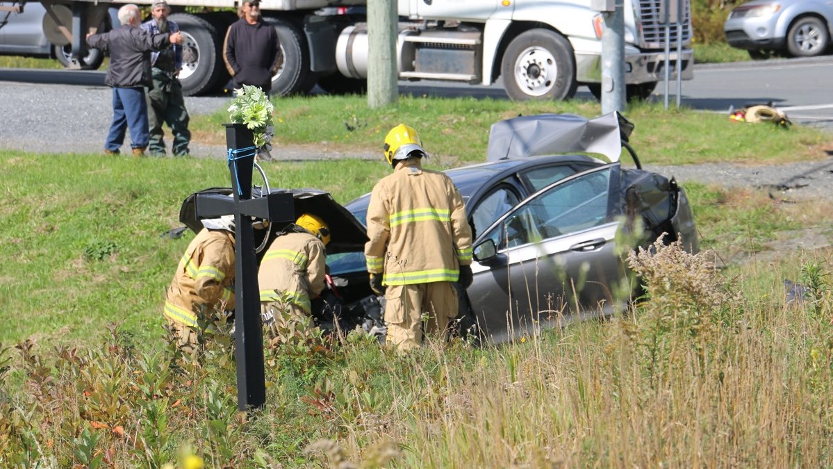 Blessé mineur dans un accident à Saint-Benjamin