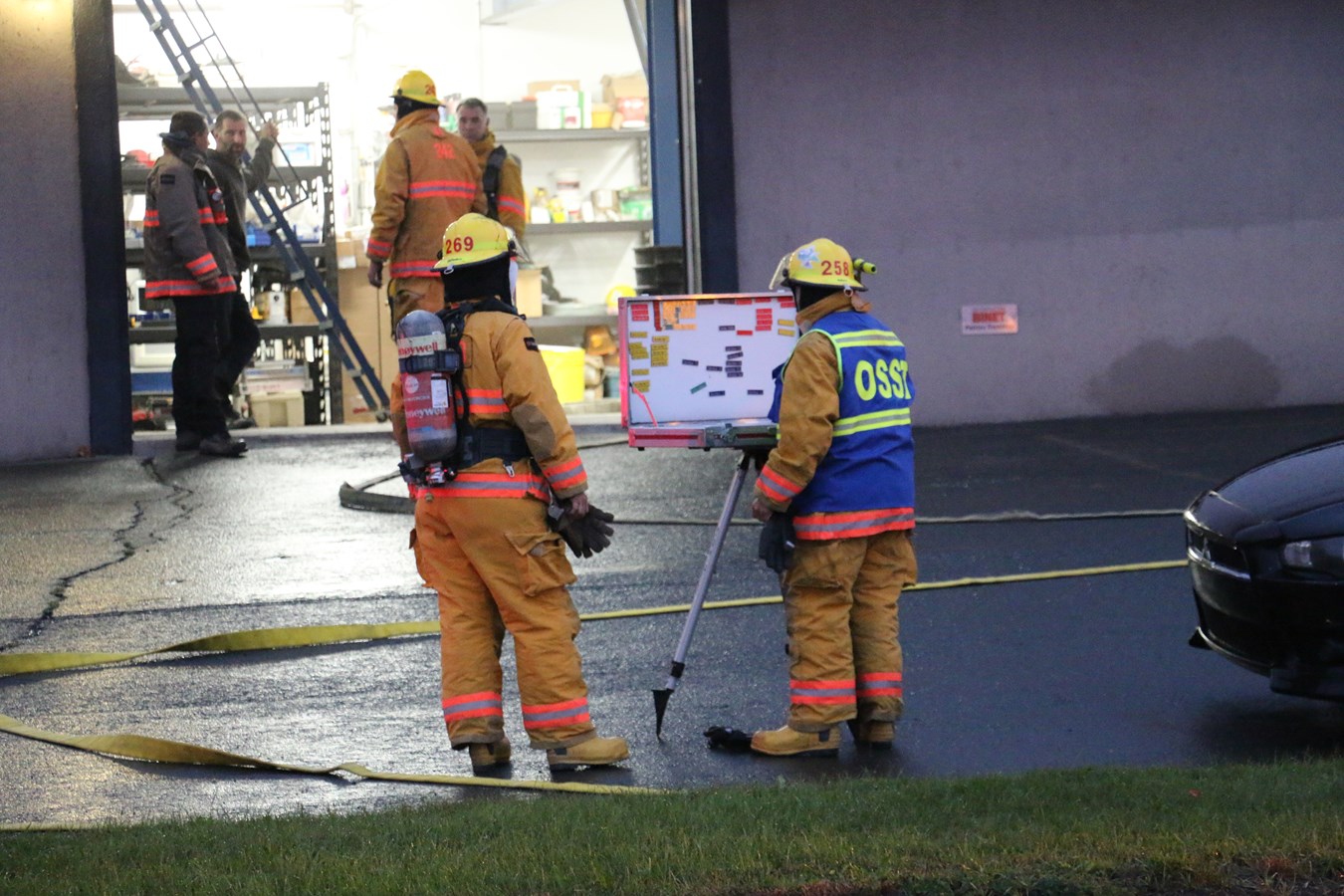 Feu d'origine électrique chez Construction Binet à Saint-Benoît-Labre