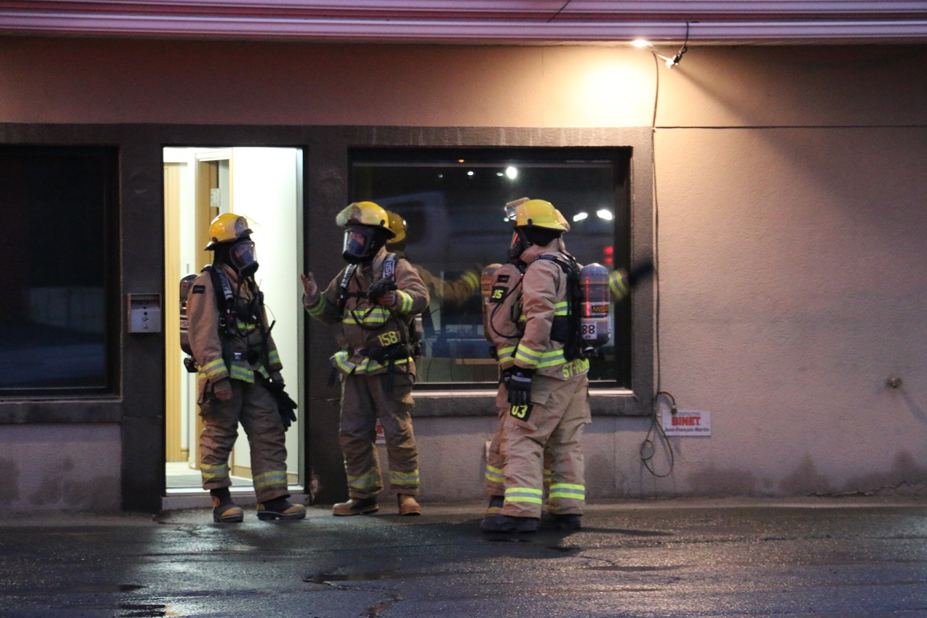 Feu d'origine électrique chez Construction Binet à Saint-Benoît-Labre