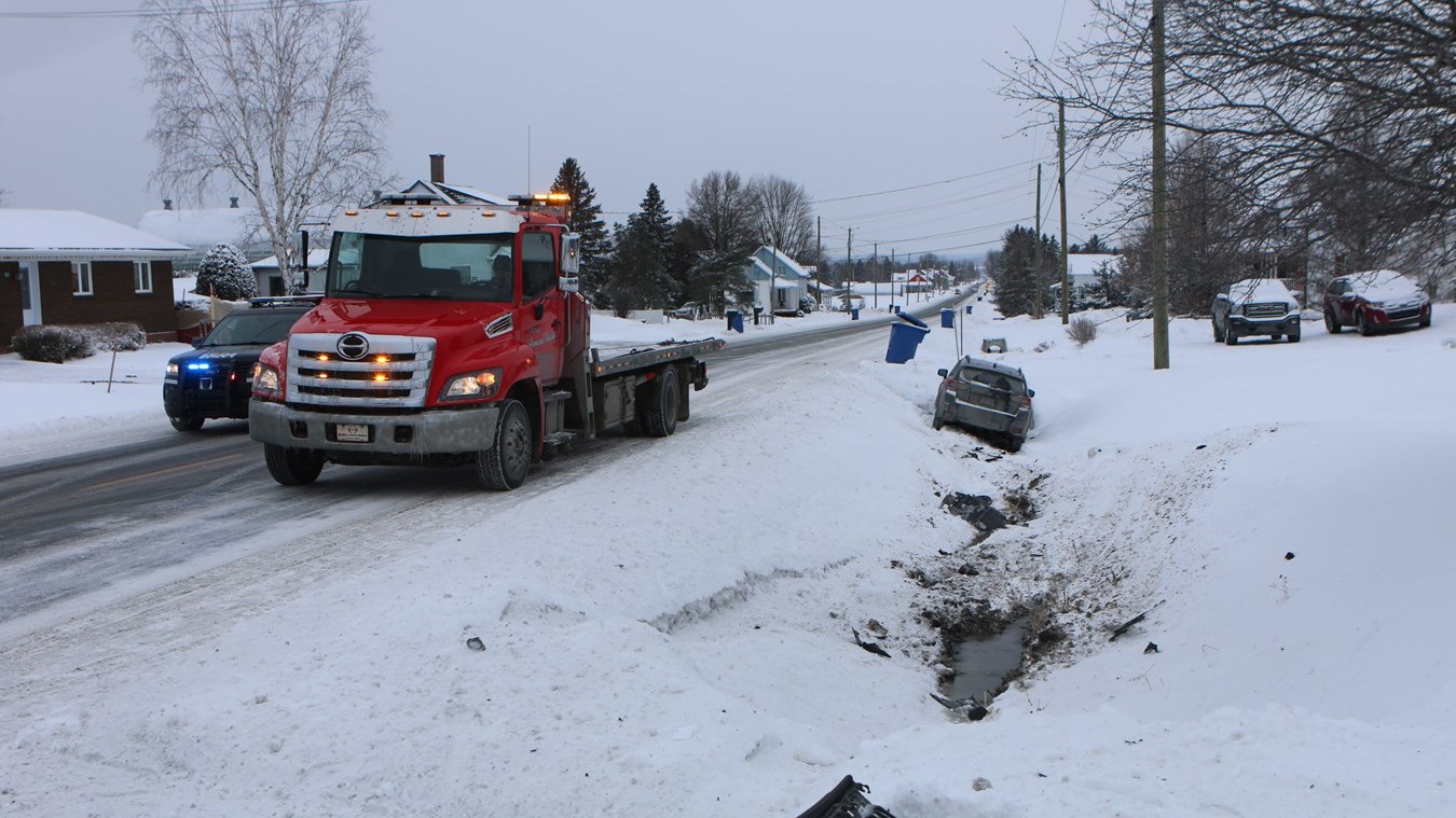 Une sortie de route à Saint-Georges ce matin
