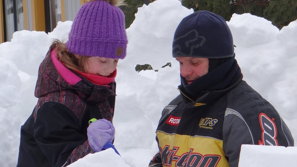 Construisez votre château de neige !
