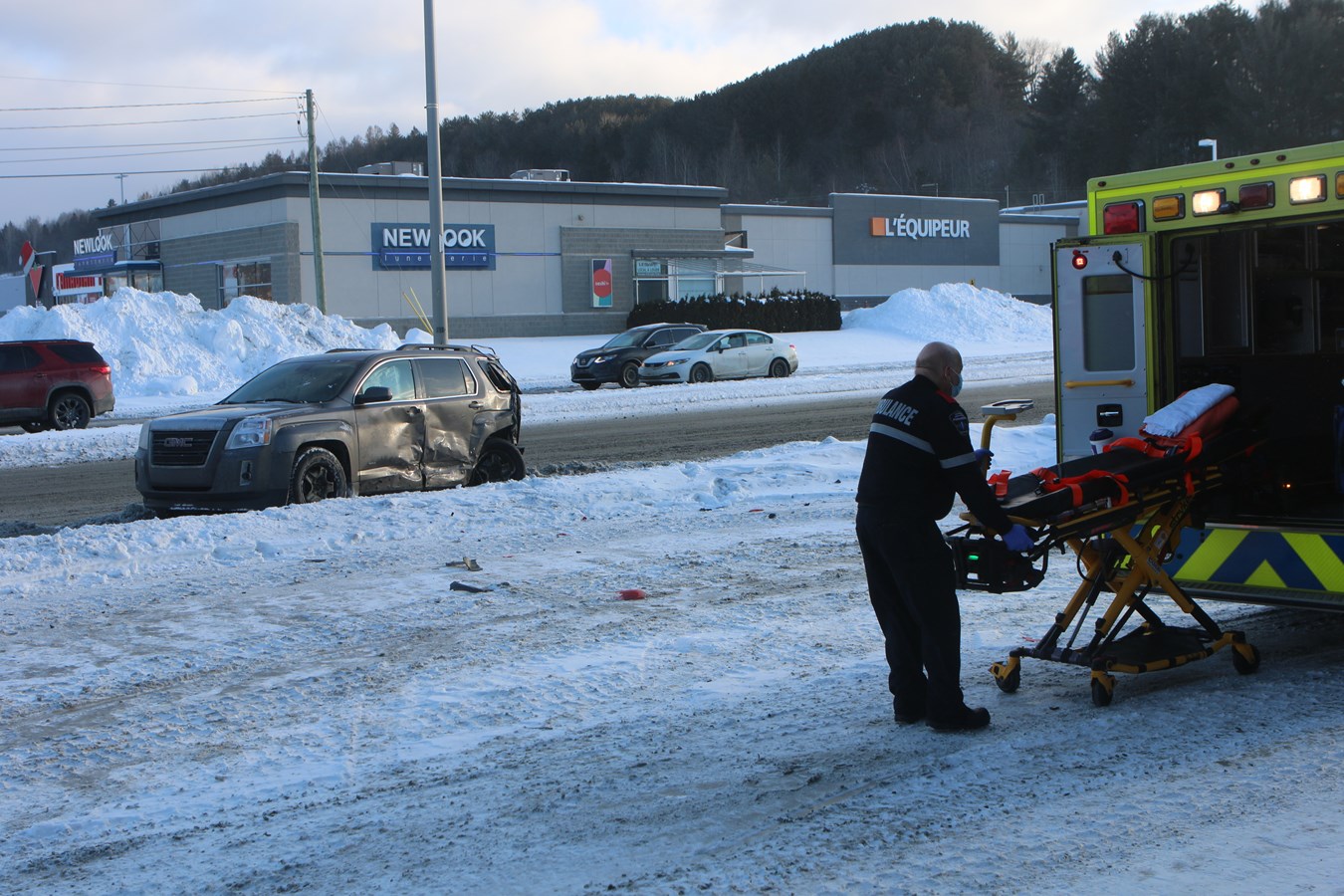 Deux accidents à Saint-Georges ce matin