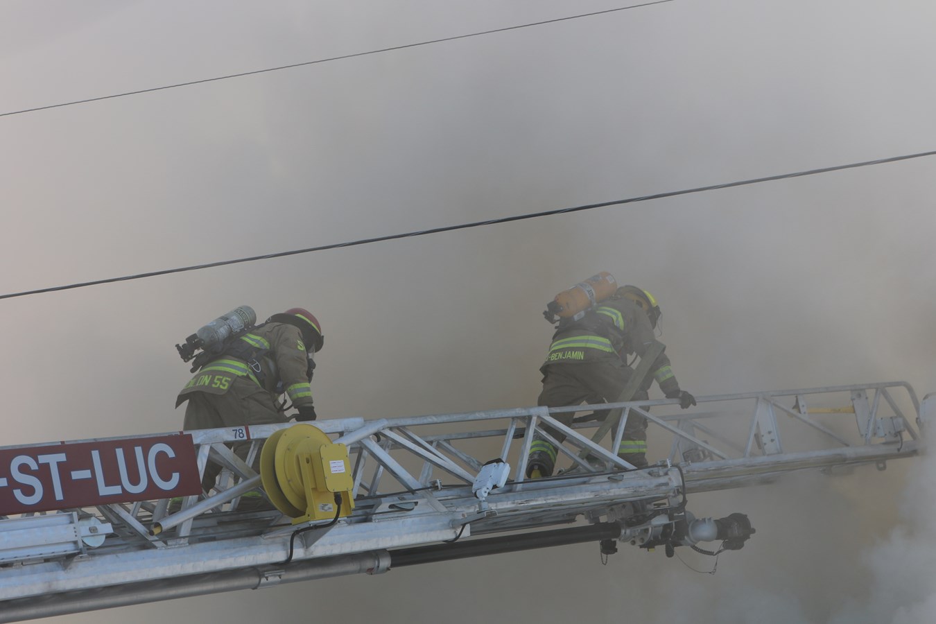 Incendie à Saint-Benjamin : perte totale du bâtiment