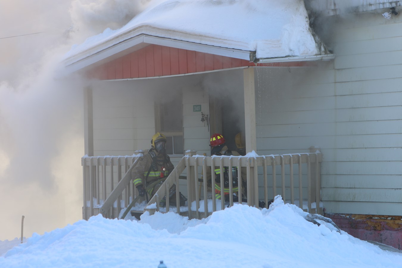 Incendie à Saint-Benjamin : perte totale du bâtiment
