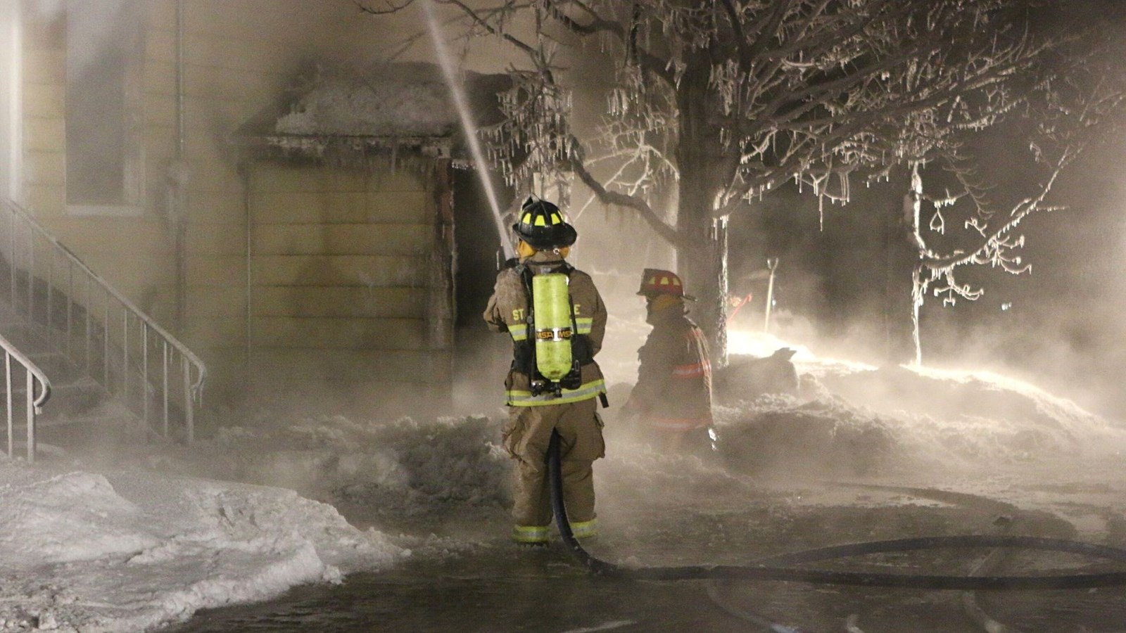 Une résidence complètement détruite dans un incendie à Saint-Gédéon-de-Beauce