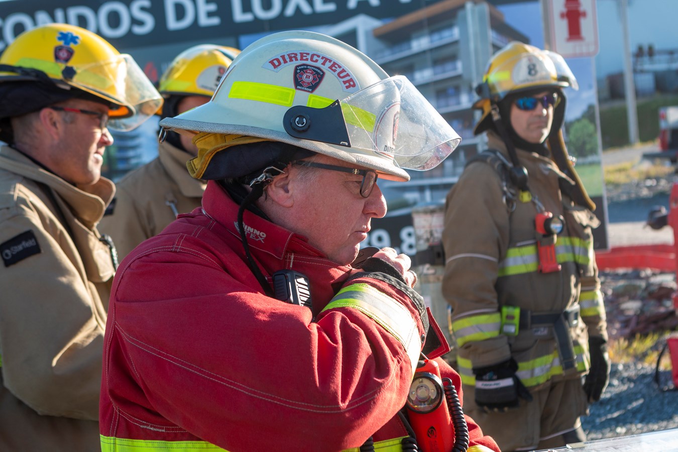 Entraînement spécial pour les pompiers de Sainte-Marguerite