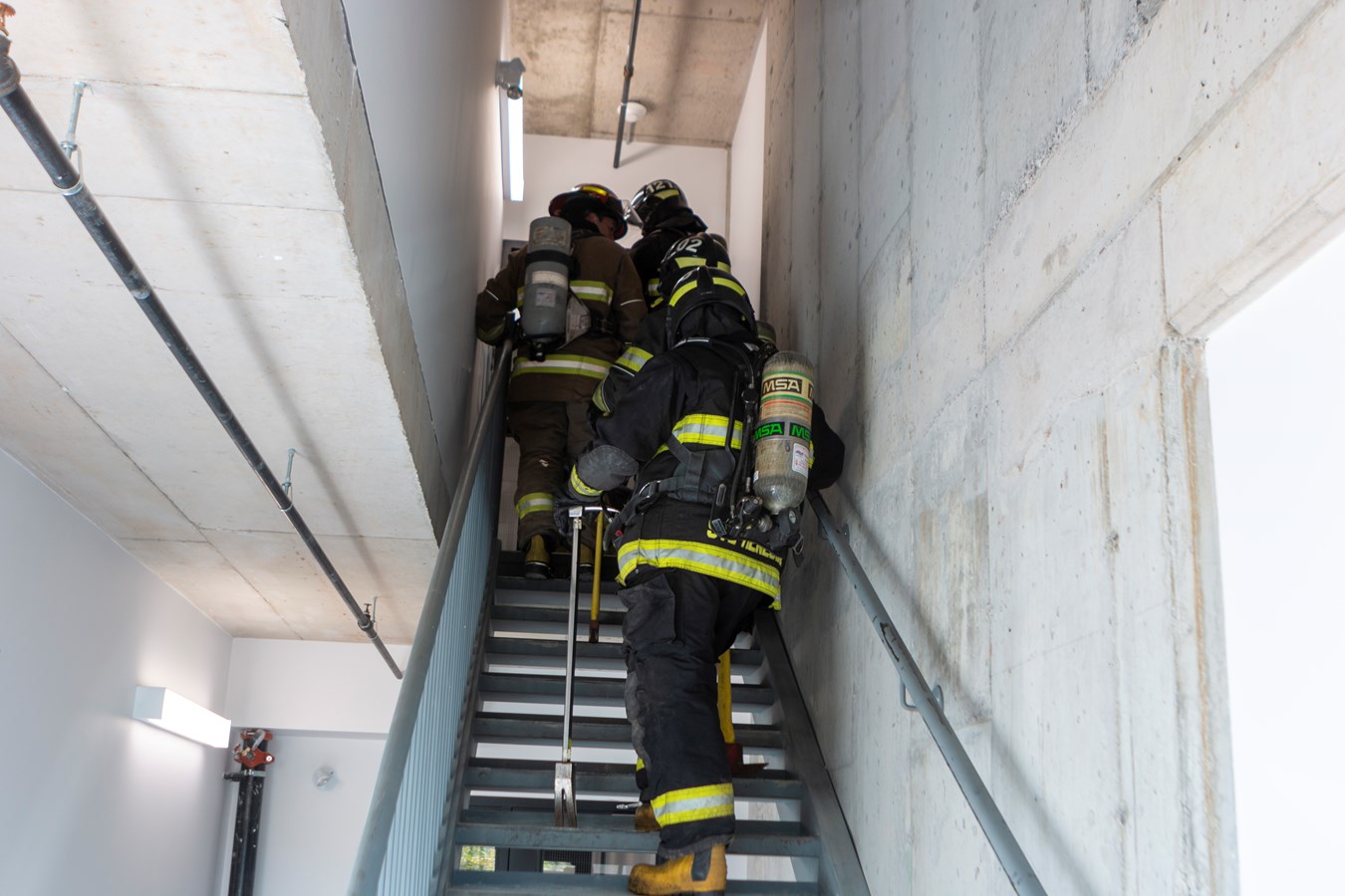 Entraînement spécial pour les pompiers de Sainte-Marguerite