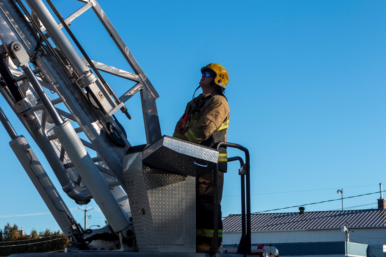 Entraînement spécial pour les pompiers de Sainte-Marguerite