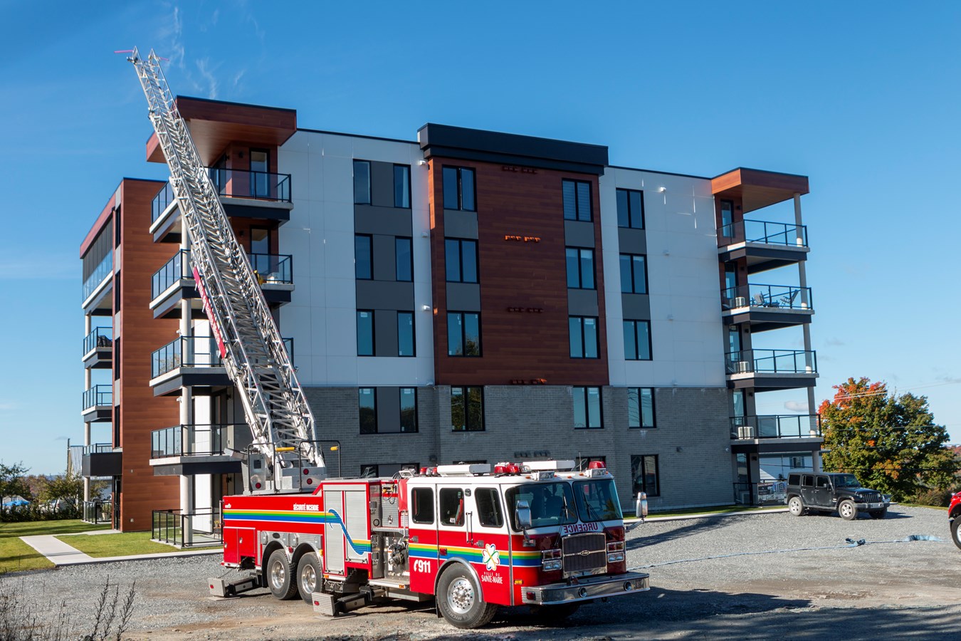 Entraînement spécial pour les pompiers de Sainte-Marguerite