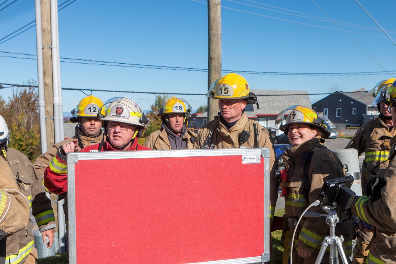 Entraînement spécial pour les pompiers de Sainte-Marguerite