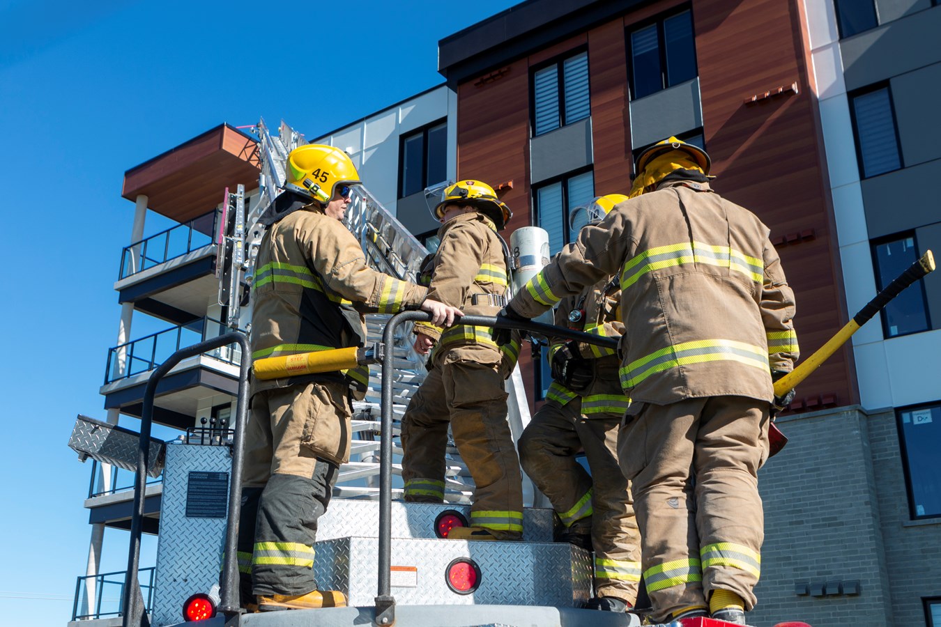 Entraînement spécial pour les pompiers de Sainte-Marguerite