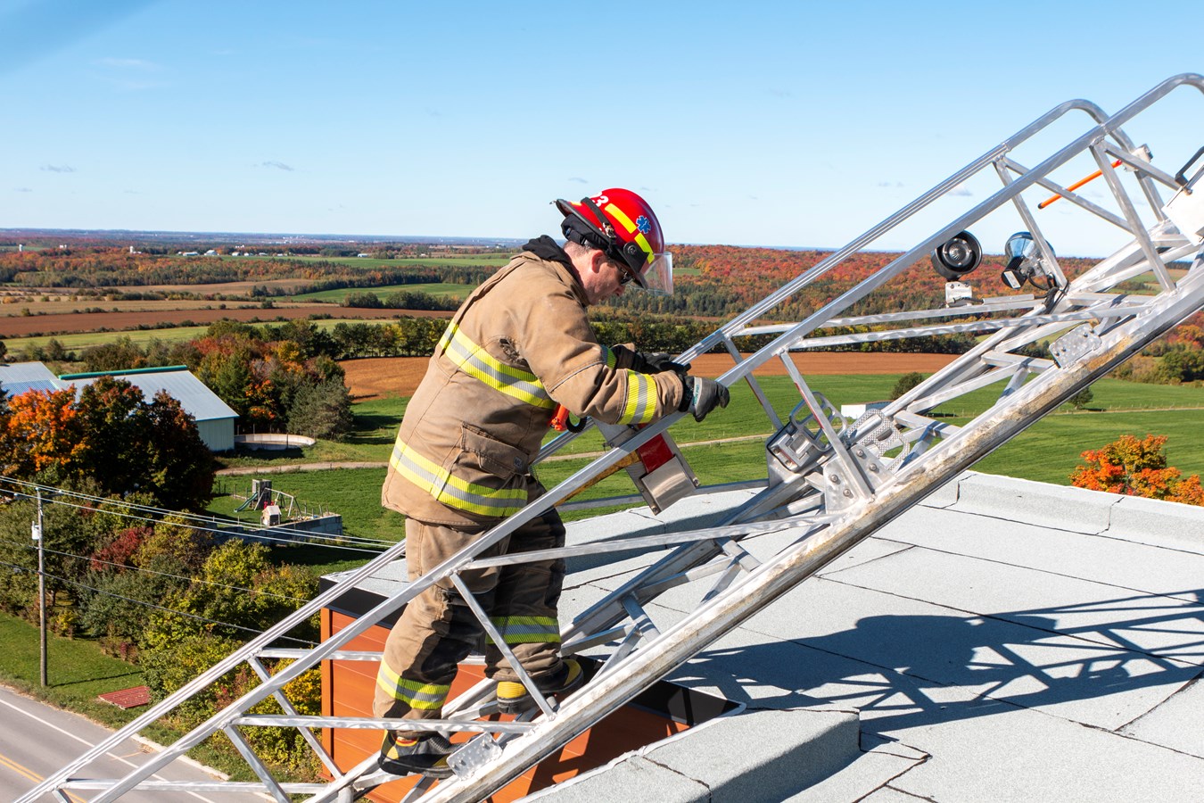 Entraînement spécial pour les pompiers de Sainte-Marguerite