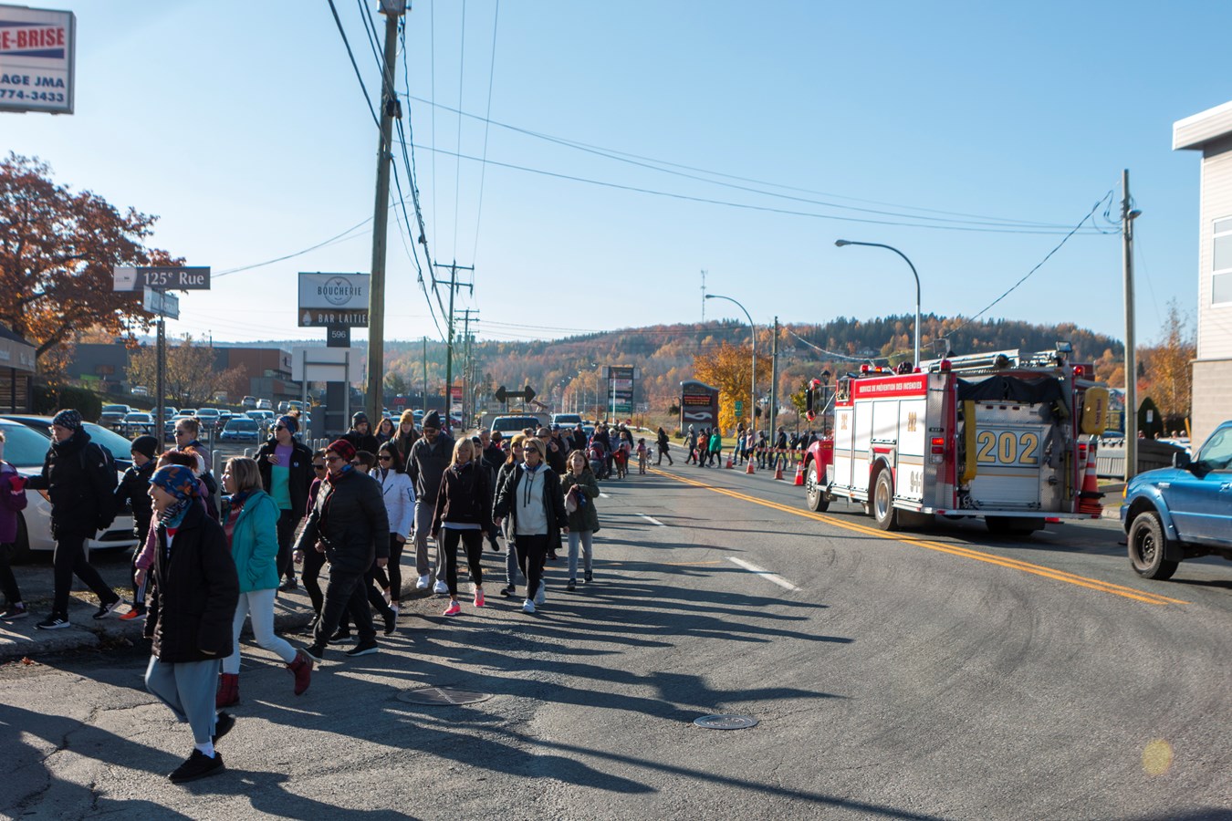 La Grande Marche Pierre Lavoie en Beauce