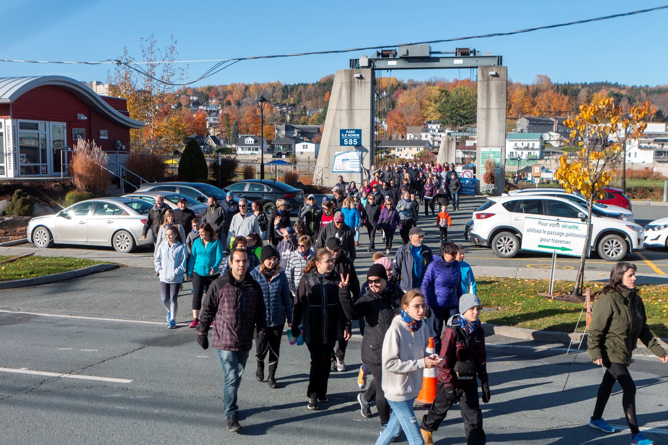 La Grande Marche Pierre Lavoie en Beauce