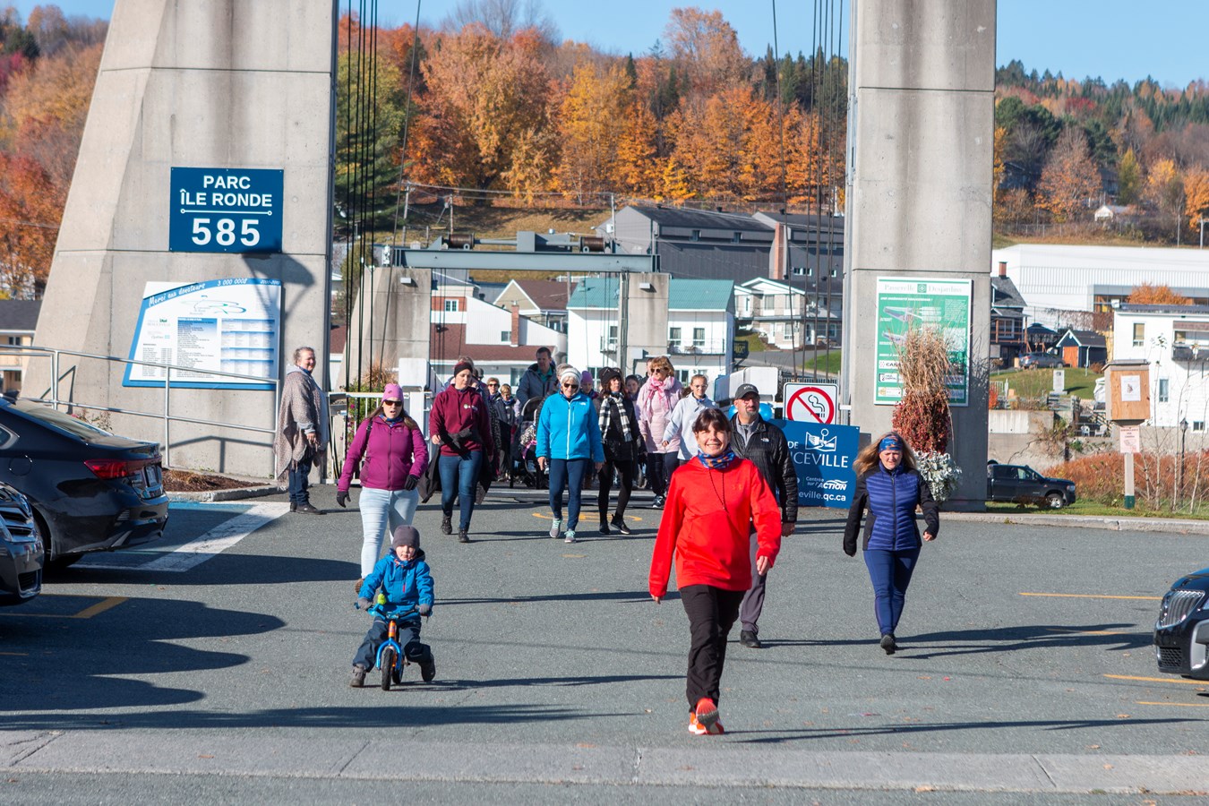 La Grande Marche Pierre Lavoie en Beauce