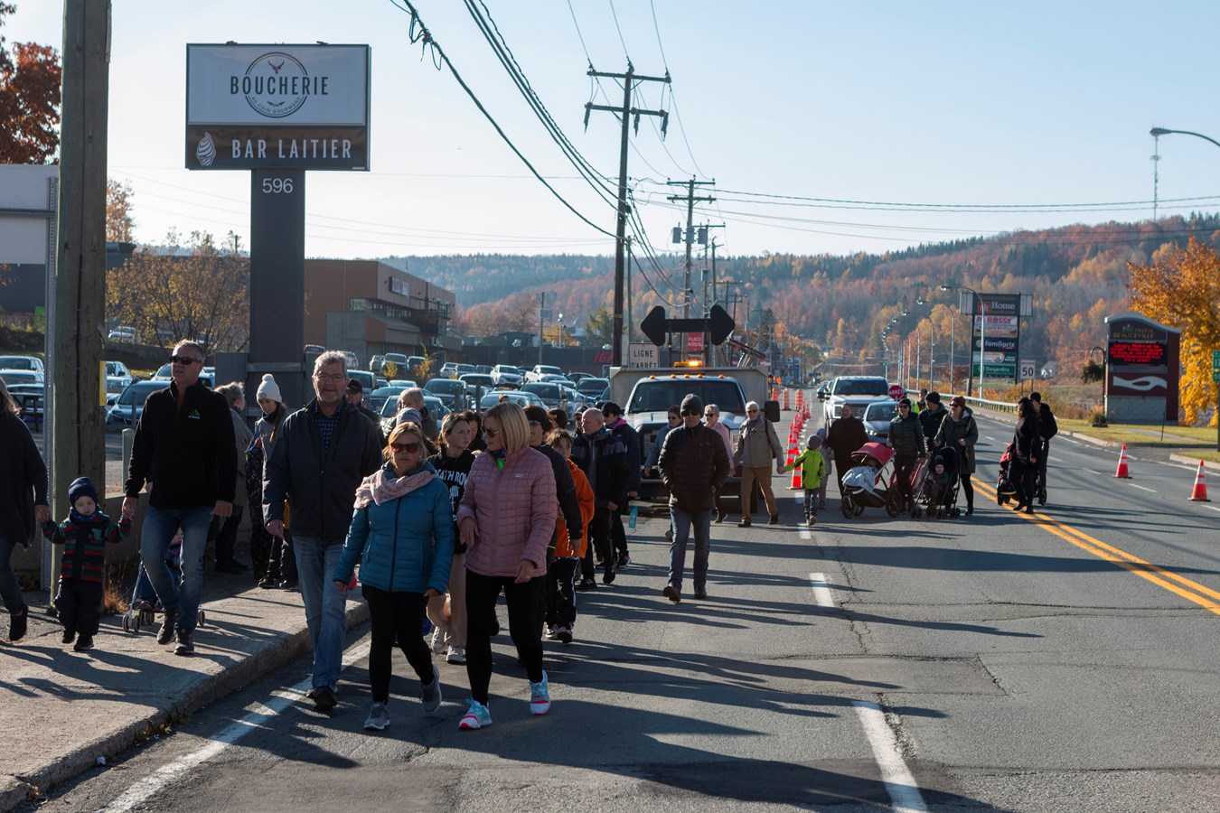 La Grande Marche Pierre Lavoie en Beauce