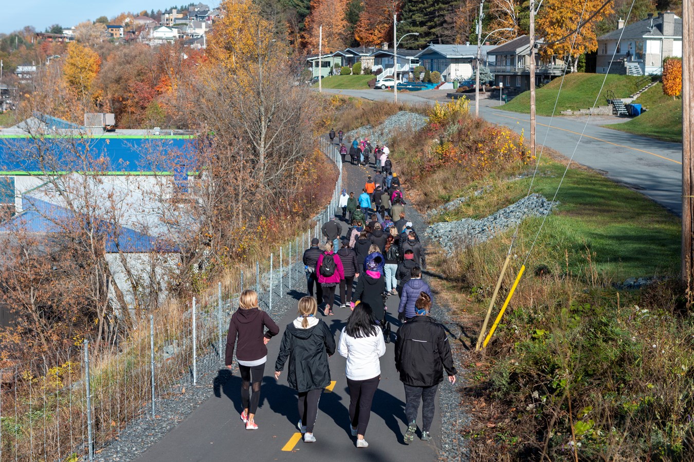 La Grande Marche Pierre Lavoie en Beauce