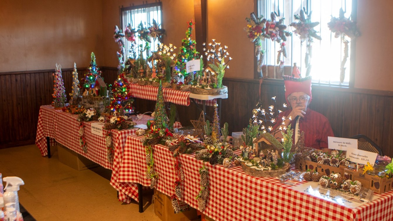 Une trentaine d'exposants au Marché de Noël de Saint-Victor