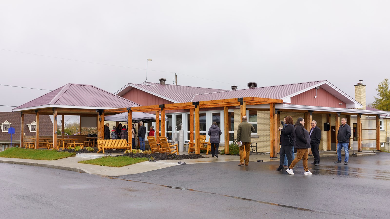 Une halte municipale flambant neuve à Saint-Hilaire-de-Dorset